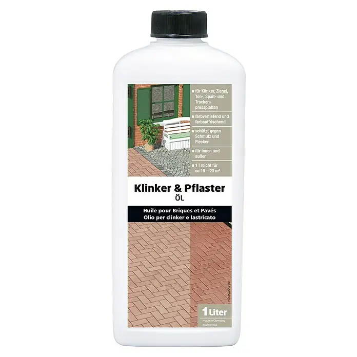 Wepos Pflegemittel Klinker & Pflaster Öl1 l, Flasche