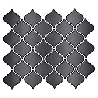 Mosaikfliese Florentiner Uni CLP 12BM (29,3 x 24,5 cm, Schwarz, Matt)