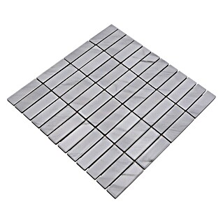 Mozaik pločica Stäbchen Uni ST SO 01 (29,7 x 29 cm, Bijele boje, Mat)