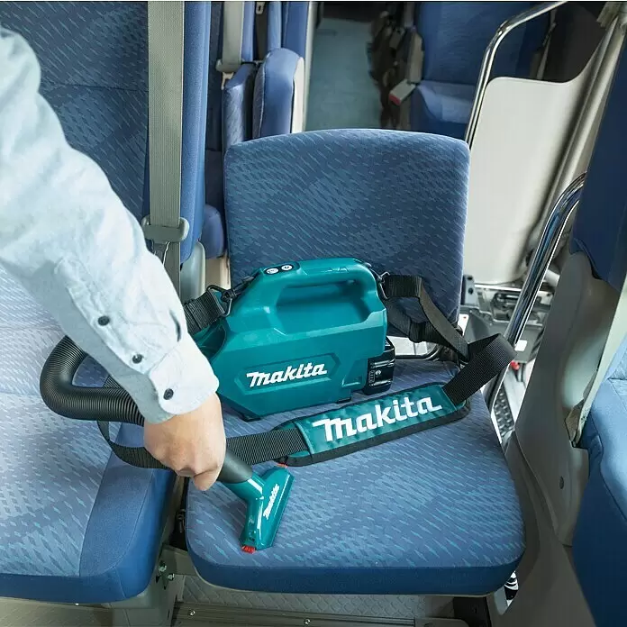 Makita LXT 18V Akku-Staubsauger DCL184Z - 18 V, Ohne Akku, Behältervolumen: 0,5 l - Anwendungsbeispiel