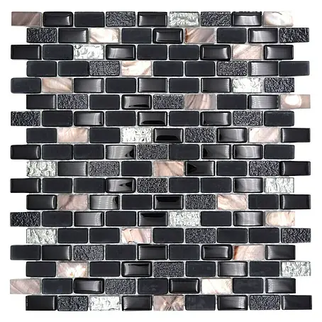Mosaikfliese Brick Crystal Mix XCM B03S