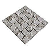 Mosaikfliese Quadrat HWA 4LG (29,8 x 29,8 cm, Hellgrau, Matt)