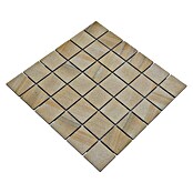 Mosaikfliese Quadrat AI SO 98 (29,8 x 29,8 cm, Beige, Matt)