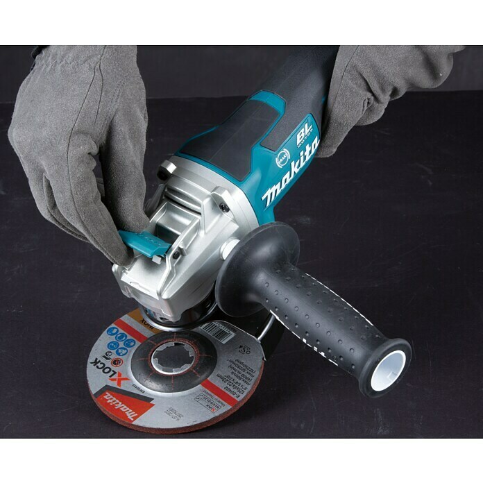 Makita Akku-Winkelschleifer DGA519Z18 V, Ohne Akku, Leerlaufdrehzahl: 3.000 U/min - 8.500 U/min Detail Shot