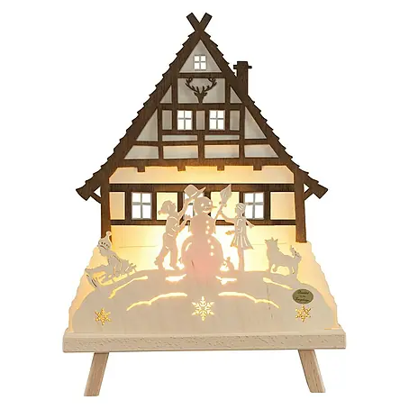 LED-Weihnachtsdekoleuchte Waldhaus