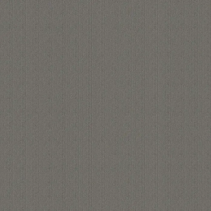 Tela por metros Loneta Oporto - 30% poliéster y 70% algodón, Moon - Detalle de un tejido a rayas gris. Las finas líneas crean una textura sutil y añaden profundidad.