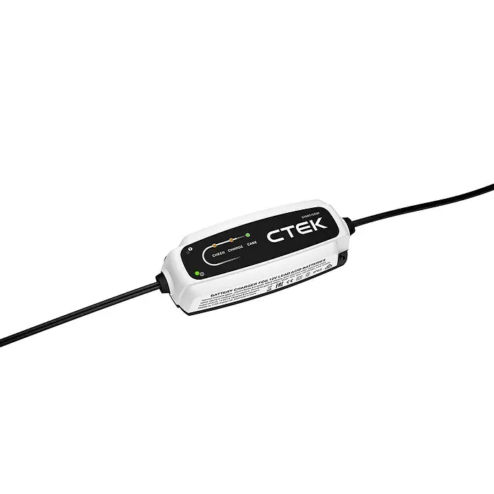 CTEK Automatik-Ladegerät CT5 START/STOP EU - Kapazität: 14 Ah - 130 Ah - Ein CTEK Batterieladegerät für 12V Blei-Säure-Batterien, ideal für die Wartung und das Laden von Autobatterien.