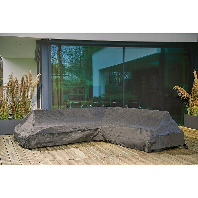 Outdoor Covers Loungemeubel beschermhoes (l x b x h: 94 x 272 x 65 cm, Polypropyleen, Grijs) | BAUHAUS