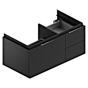 Riva Tape Waschtischunterschrank (83,5 x 42,2 x 38,6 cm, Schwarz) | BAUHAUS