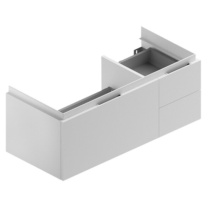 Riva Tape Waschbeckenunterschrank (B x T x H: 97,5 x 42,2 x 38,6 cm, Weiß) | BAUHAUS