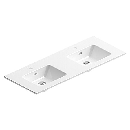 Camargue Pull Aufsatzwaschbecken (121 x 46,5 cm, Weiß)