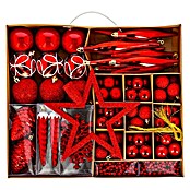 Christbaumkugel-Set (Rot, Kunststoff, 97 Stk.) | BAUHAUS