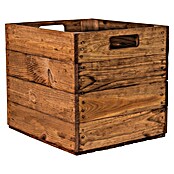 Holzkiste Used Natur mit Eingriffen (L x B x H: 32,5 x 33 x 37,5 cm, Braun, 2 Eingriffe) | BAUHAUS