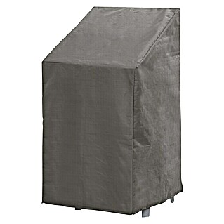 Outdoor Covers Beschermhoes voor stapelstoelen (66 x 66 x 128 cm, Grijs, Passend bij: Stapelstoelen)