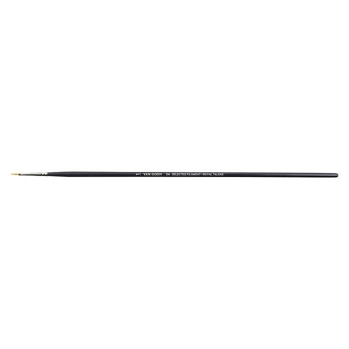Talens Van Gogh Pincel plano O/A tipo 294 - Tamaño pincel: N.1, Fibra sintética, Madera - Imagen de un pincel Van Gogh 294 Selected Filament-ROYAL TALENS, ideal para detalles finos y trabajos de pintura precisos.