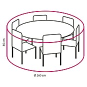 Outdoor Covers Beschermhoes voor zitgroepen (Kunststof, Ø x h: 260 x 85 cm) | BAUHAUS