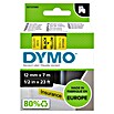 Dymo Beschriftungsband D1 (7 m x 12 mm, Farbe Druck: Schwarz, Farbe Band: Gelb, Kunststoff)