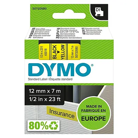 Dymo  Cinta para etiquetado D1