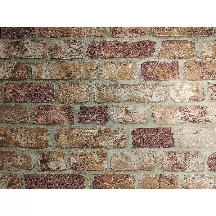 Marburg Sand & Stones Vliestapete Steinmauer II - Beige, Steinoptik, 10,05 x 0,53 m - Detailaufnahme