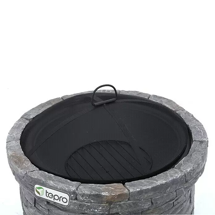 Tepro Feuerschale Gladstone - Durchmesser: 67,5 cm, Stahl - Detailaufnahme