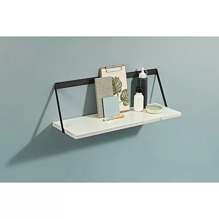 Dolle Wandboard Lite Vintage - L x B x S: 60 x 20 x 1,8 cm, Kiefer weiß - Stimmungsaufnahme