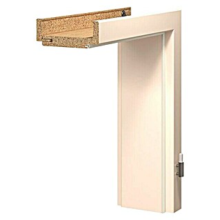 Podboj za vrata Laminit GL223 (750 x 2.000 mm, Debelina stene: 10 cm, Smer odpiranja: Desno, Bela)