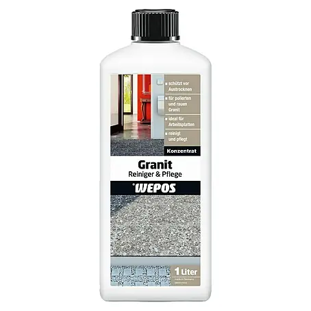 Wepos  Reinigungsmittel Granit Reiniger & Pflege
