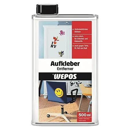 Wepos  Aufkleber-Kleberesteentferner