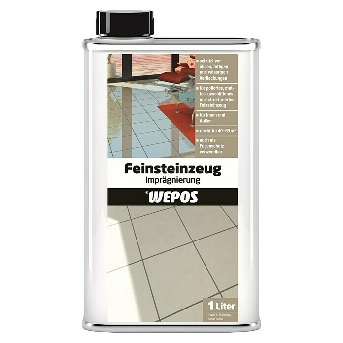 Wepos Feinsteinzeug-Imprägnierung (1 l, Flasche) | BAUHAUS