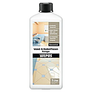 Wepos Reinigungsmittel Wand- & Bodenfliesen Reiniger (1 l, Flasche)