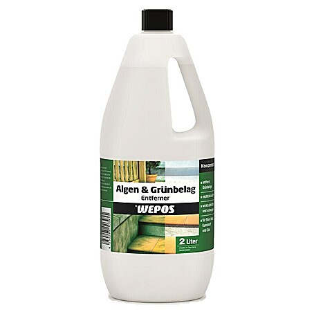 Wepos Algen- & Grünbelagsentferner (2 l, Flasche)