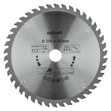 Wolfcraft  Kreissägeblatt Serie orange