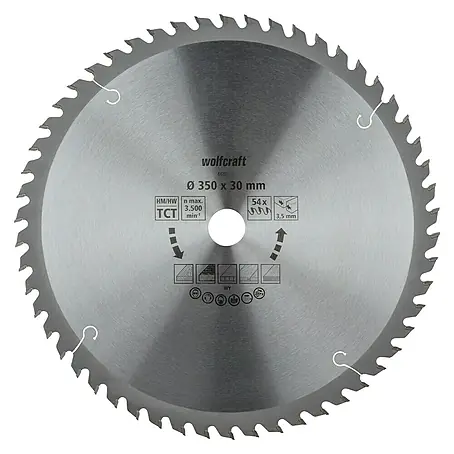Wolfcraft  Kreissägeblatt Serie orange