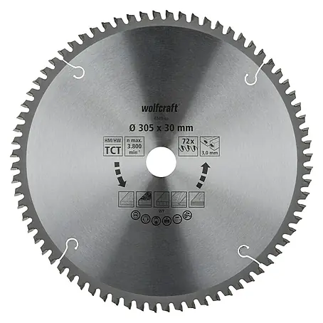 Wolfcraft  Kreissägeblatt Serie orange