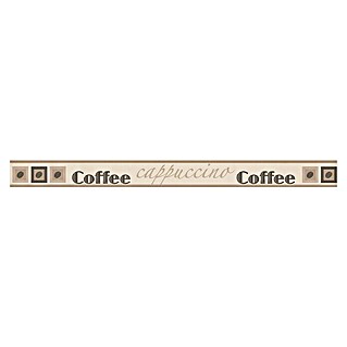 AS Creation Only Borders 11 Tapetenborte Stick Ups Coffee (Creme, 5 x 0,05 m, Selbstklebefolie)
