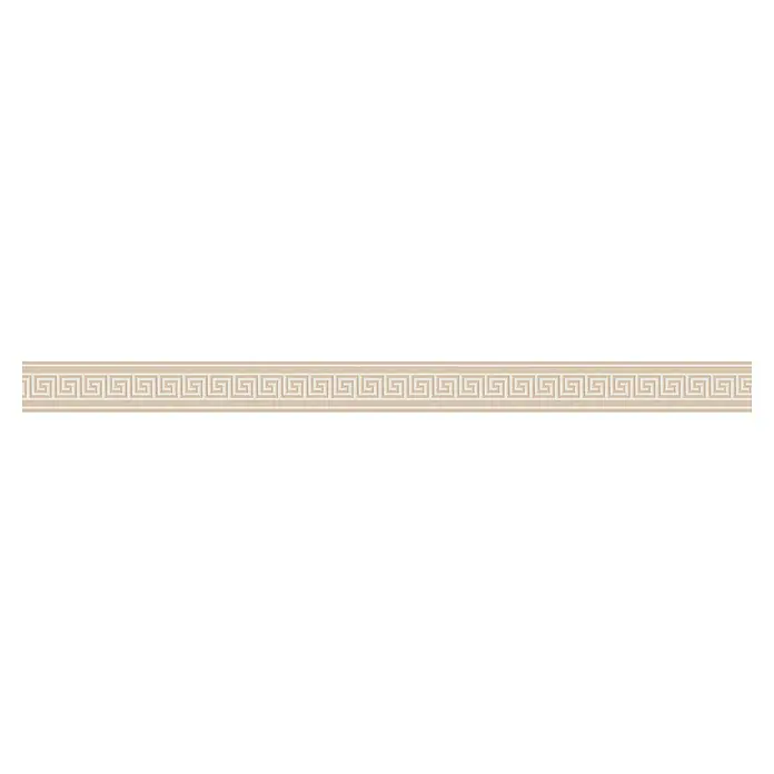 A.S. Création Only Borders 11 Tapetenborte Mäander - Beige, 5 x 0,04 m, Selbstklebefolie - Beige Bordüre mit einem durchgehenden griechischen Mäandermuster, perfekt für stilvolle Akzente in jedem Raum.