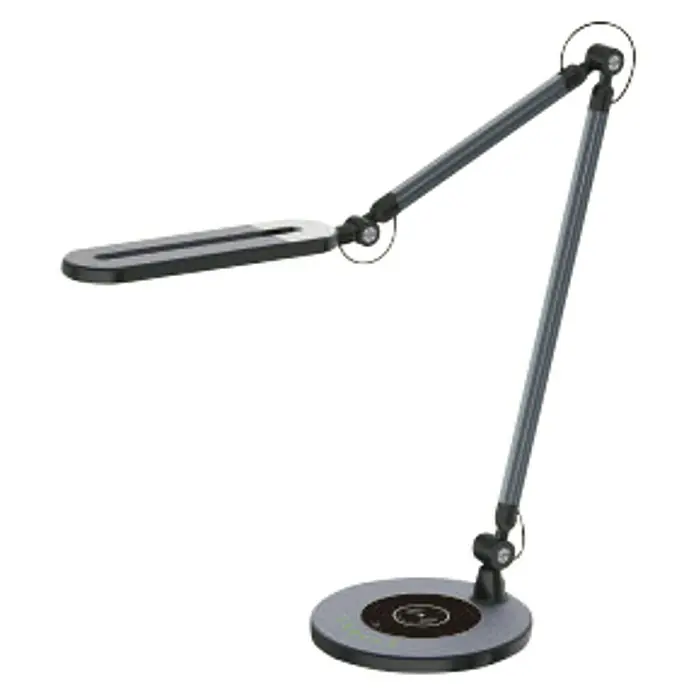 Globo LED-Tischleuchte Ursino - 9 W, L x B x H: 58,7 x 20 x 107 cm, Weiß, Kaltweiß - Die Schreibtischleuchte ist ideal für den Arbeitsplatz. Verstellbare Arme und ein schlankes Design machen sie zu einem funktionalen und stilvollen Accessoire.