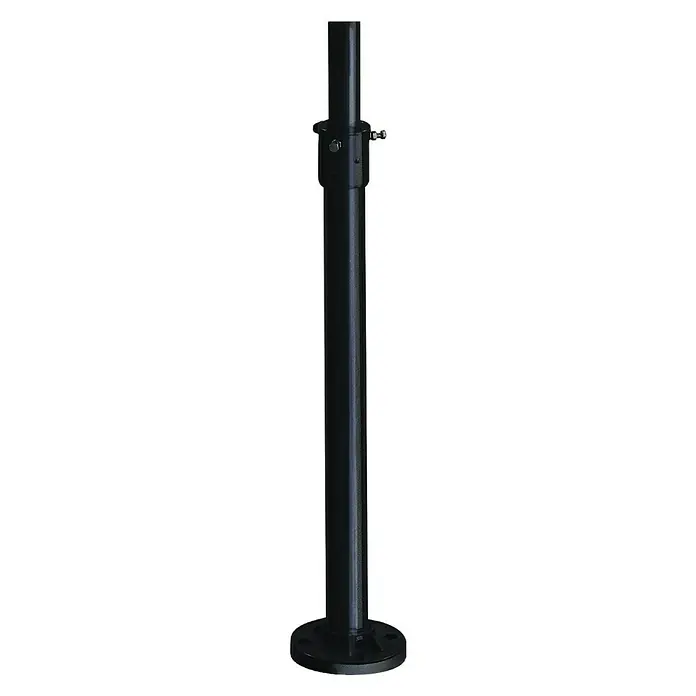 myPool Stützfuß - Ø x H: 15 x 77 cm - Schwarze, höhenverstellbare Stativstange mit feststellbaren Elementen und breiter Basis für Stabilität. Ideal für professionelle Anwendungen.
