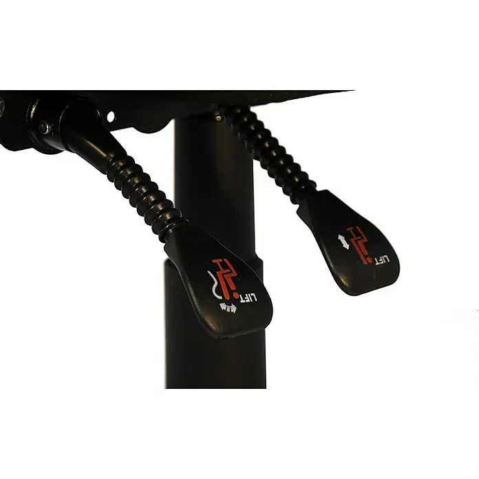 Silla de oficina Erika - Negro, Reposabrazos - Controles de una silla de oficina.