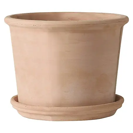 Deroma White Garden Pflanztopf Cylindro Bordato
