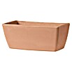Deroma Pflanzkasten Garda (Außenmaß (L x B x H): 32 x 16 x 13 cm, Naturmaterialien, Terracotta, weiß) | BAUHAUS