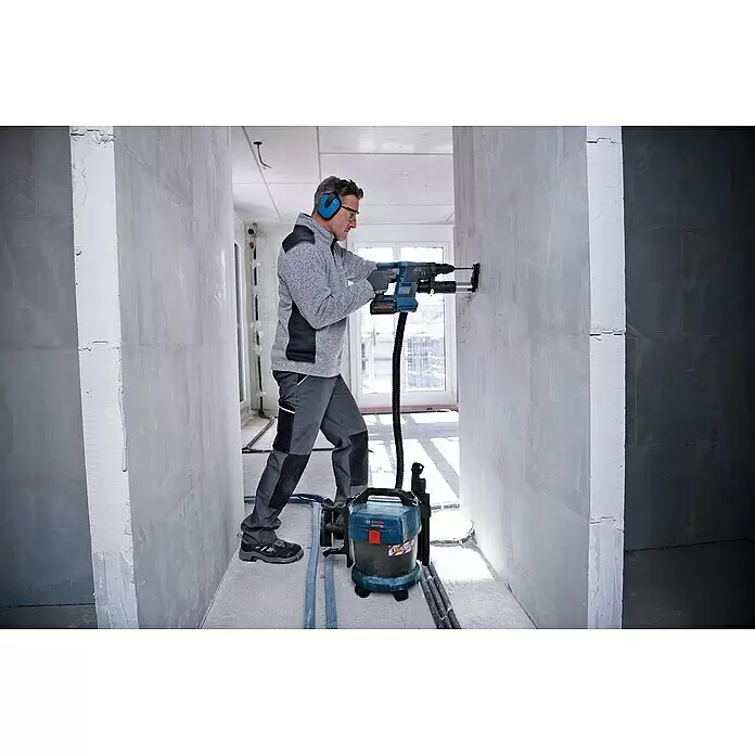 Bosch Professional AMPShare 18V Akku-Nass-Trockensauger GAS 18V-10 L Kit - 18 V, Ohne Akku, Behältervolumen: 10 l - Anwendungsbeispiel