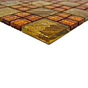 Mosaikfliese Crystal Desert XCM 8DSG (30 x 30 cm, Gold, Glänzend)