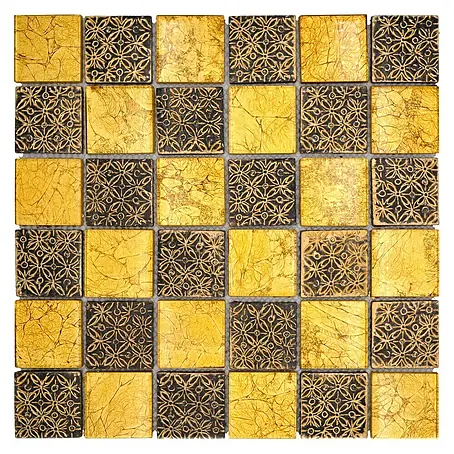 Mosaikfliese Quadrat Crystal Mix XCM 8OP7