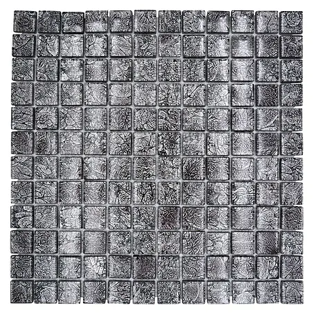 Mosaikfliese Quadrat Crystal Uni XCM 8BL17