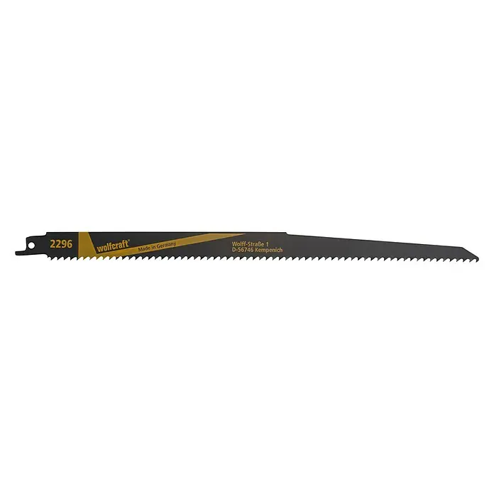 Wolfcraft Säbelsägeblatt - 2 -tlg., Länge: 300 mm - wolfcraft Säbelsägeblatt "2296", gefertigt in Deutschland, ideal für präzise Schnitte.
