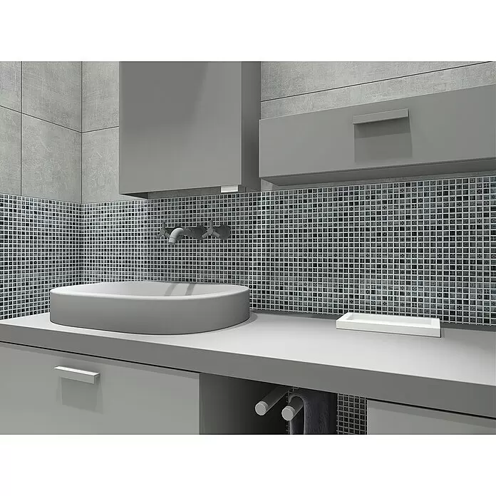 Mosaikfliese Quadrat Crystal XCM RW39 - 30 x 30 cm, Mehrfarbig, Matt - Stimmungsaufnahme