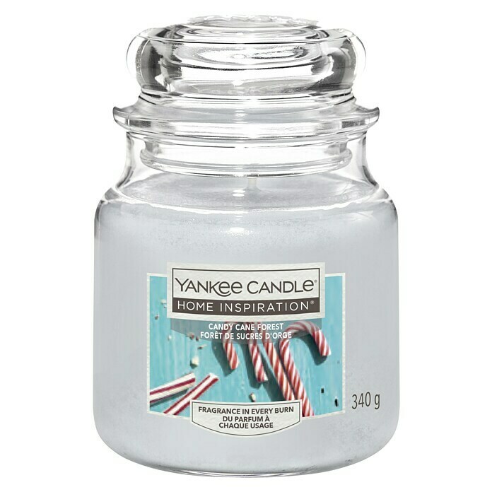 Yankee Candle Home Inspirations DuftkerzeIm Glas, Candy Cane Forest, Medium Front View