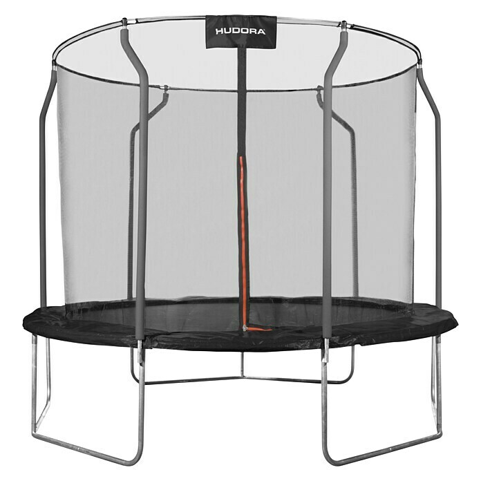 Hudora Trampolin First 300VDurchmesser: 300 cm, Schwarz Front View