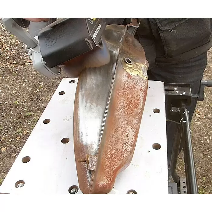 Fartools Bürstenwalze Lamellen für gekrümmtes Holz - Passend für: Fartools Multischleifer Satiniermaschine REX 120C, Geeignet für: Holz, 1 Stk. - Detailaufnahme